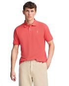 Polo manches courtes Rigby Best corail