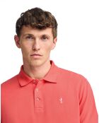 Polo manches courtes Rigby Best corail