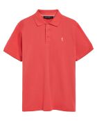 Polo manches courtes Rigby Best corail