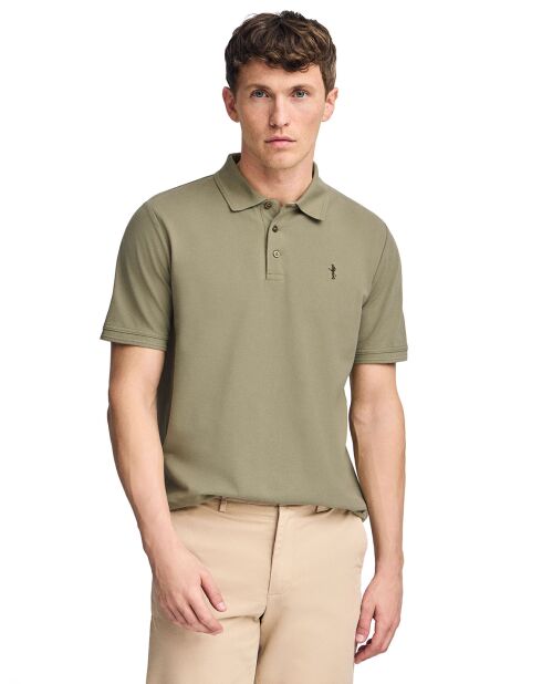 Polo manches courtes Rigby Best vert sauge