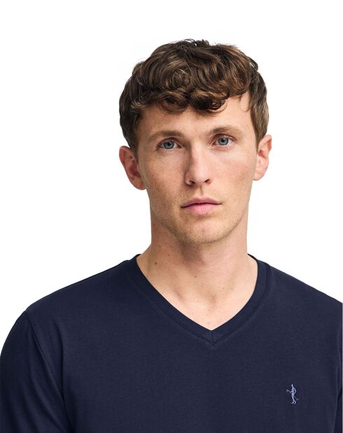 T-Shirt Rigby Best V bleu marine