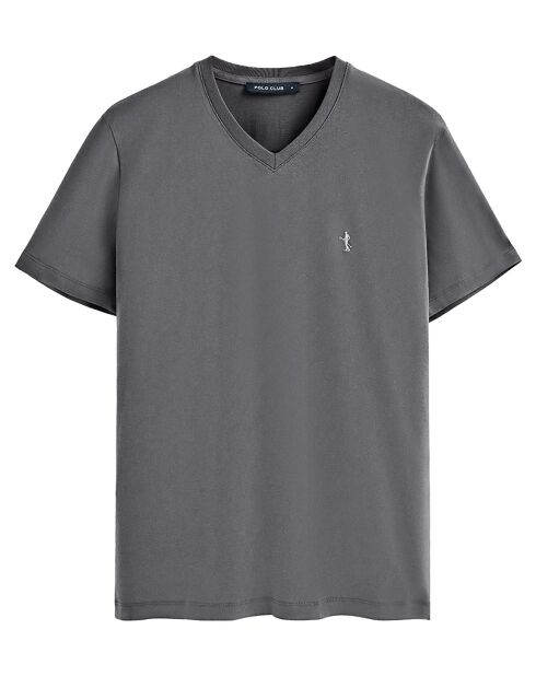 T-Shirt Rigby Best V gris foncé