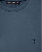 T-Shirt Rigby Best U bleu denim