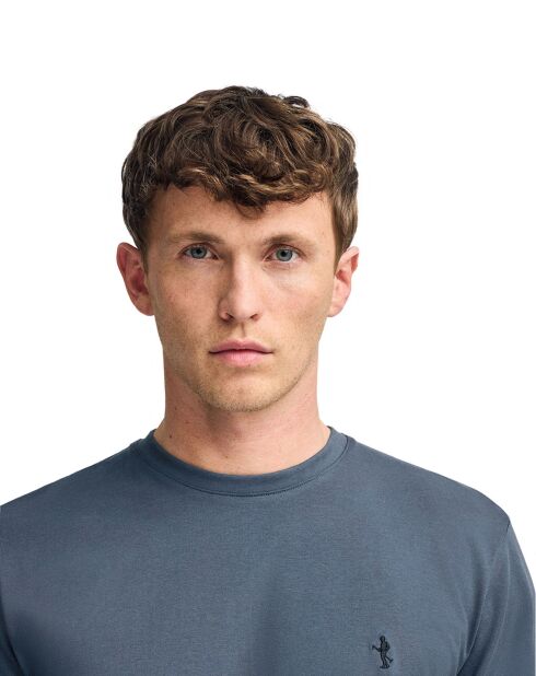 T-Shirt Rigby Best U bleu denim