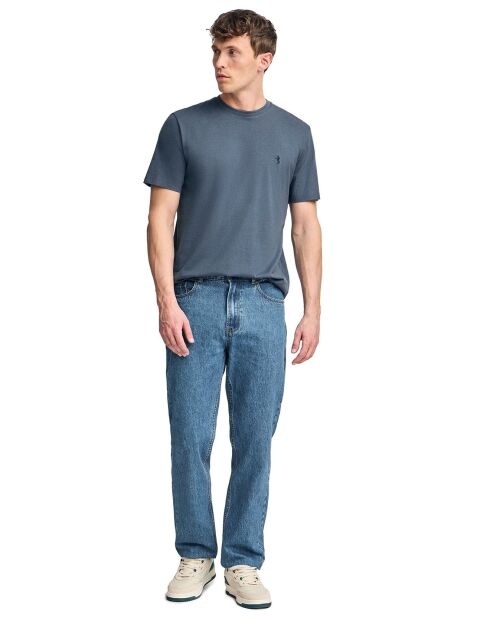 T-Shirt Rigby Best U bleu denim