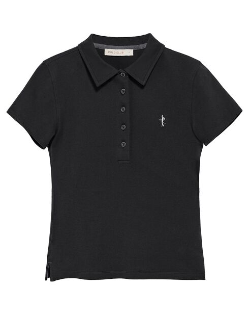Polo manches courtes Rigby Best noir