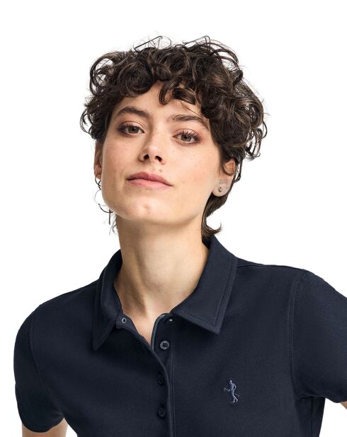 Polo manches courtes Rigby Best bleu marine