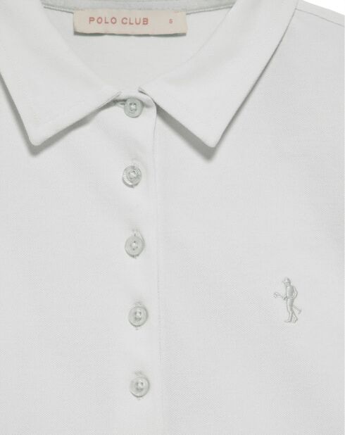 Polo bianca a manica corta Rigby Best