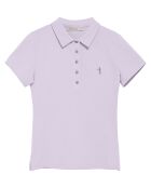 Polo manches courtes Rigby Best lavande