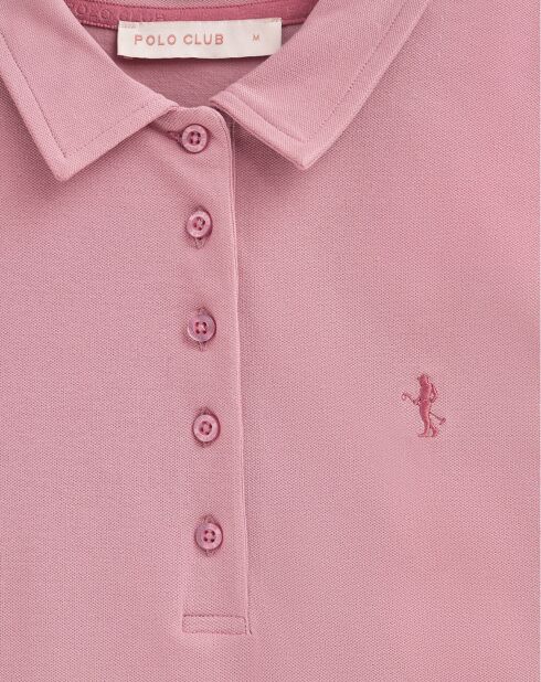 Polo manches courtes Rigby Best rose