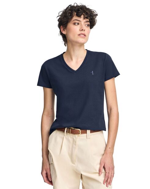 T-Shirt Rigby Best V bleu marine