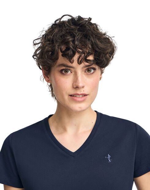T-Shirt Rigby Best V bleu marine