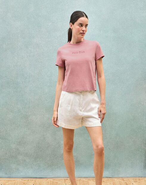 T-Shirt Minimal Combo Rubber Tori rose