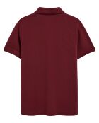 Polo manches courtes Rigby Go grenat