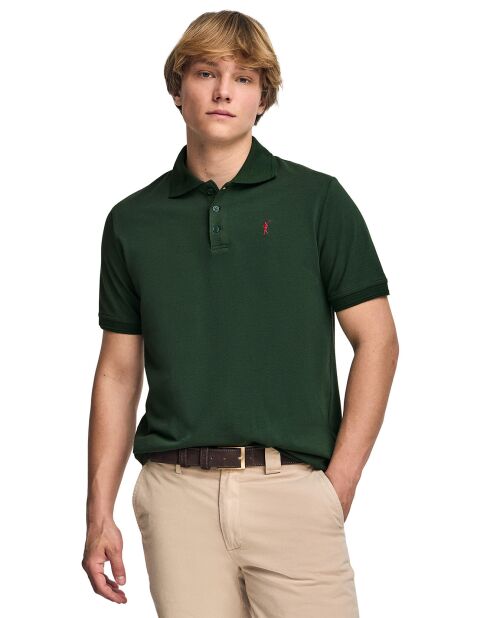 Polo manches courtes Rigby Go vert bouteille