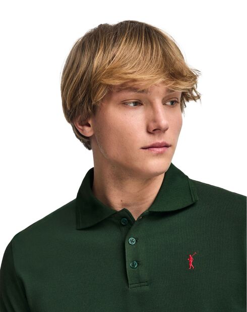 Polo manches courtes Rigby Go vert bouteille