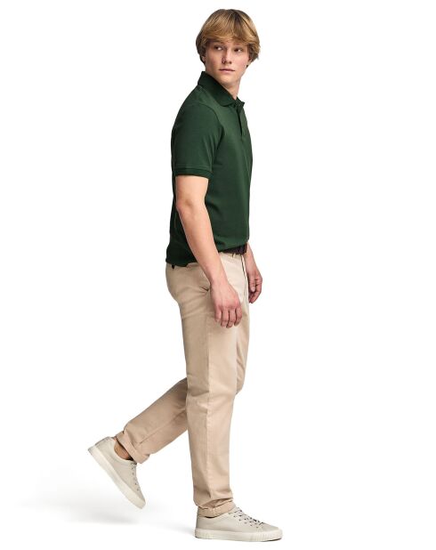 Polo manches courtes Rigby Go vert bouteille