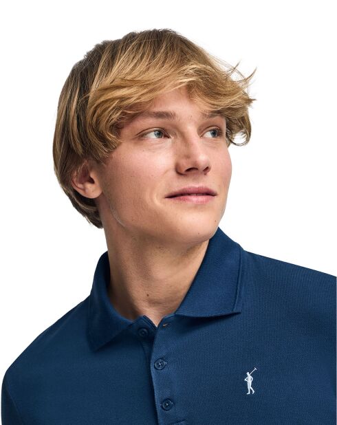 Polo manches courtes Rigby Go bleu indigo