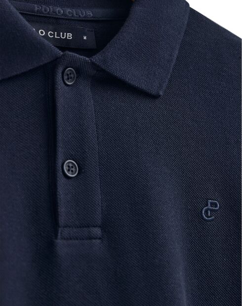Polo manches courtes Pc Monogram bleu marine