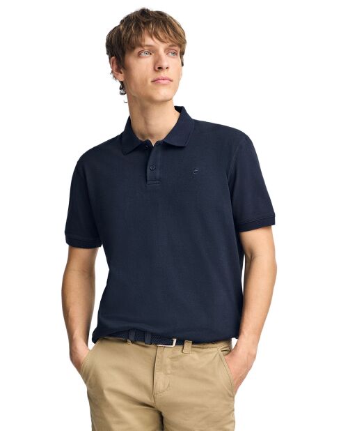 Polo manches courtes Pc Monogram bleu marine