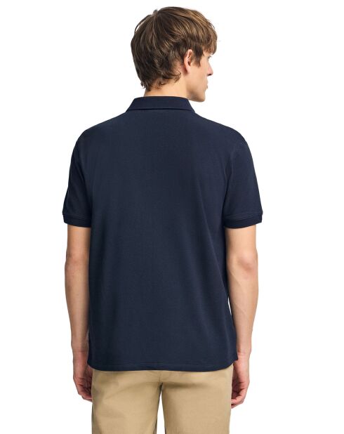 Polo manches courtes Pc Monogram bleu marine