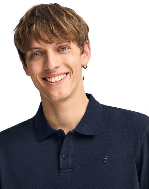 Polo manches courtes Pc Monogram bleu marine