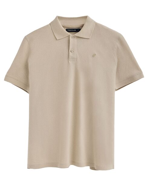 Polo manches courtes Pc Monogram beige