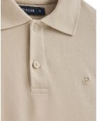Polo manches courtes Pc Monogram beige