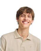 Polo manches courtes Pc Monogram beige