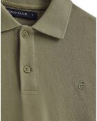 Polo manches courtes Pc Monogram vert sauge