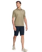Polo manches courtes Esko Zipper vert sauge