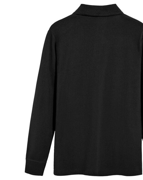Polo manches longues Rigby Go noir