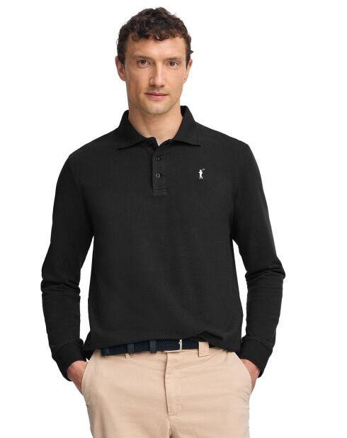Polo manches longues Rigby Go noir
