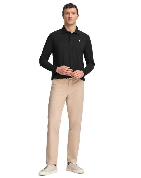 Polo manches longues Rigby Go noir
