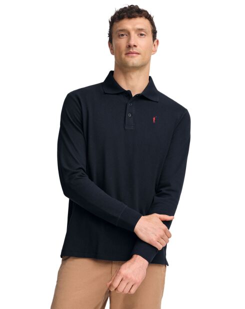 Polo manches longues Rigby Go bleu marine