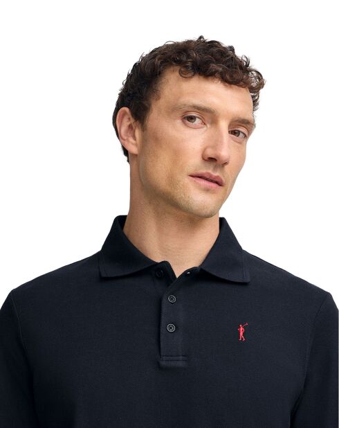 Polo manches longues Rigby Go bleu marine