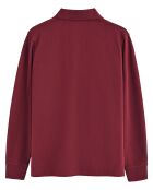 Polo manches longues Rigby Go grenat
