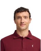Polo manches longues Rigby Go grenat