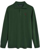 Polo manches longues Rigby Go vert bouteille