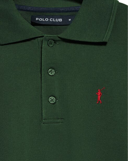 Polo manches longues Rigby Go vert bouteille