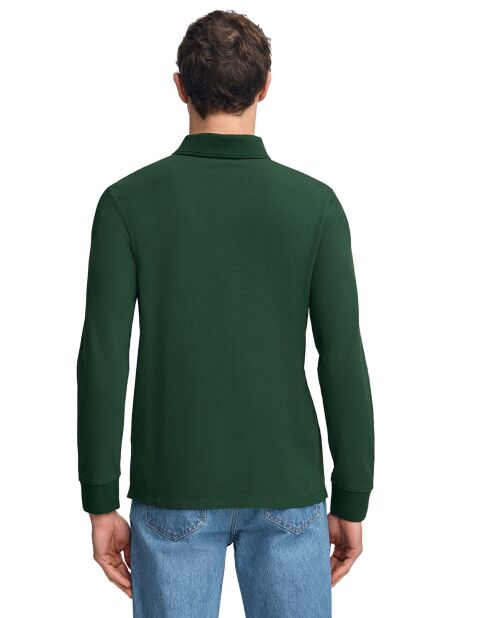 Polo manches longues Rigby Go vert bouteille