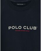 Sweat Est Minimal Title Rubber Ft bleu marine