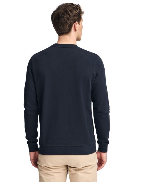Sweat Est Minimal Title Rubber Ft bleu marine