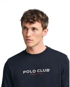 Sweat Est Minimal Title Rubber Ft bleu marine