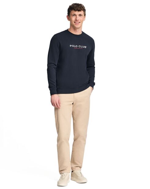 Sweat Est Minimal Title Rubber Ft bleu marine