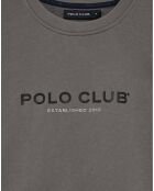 Sweat Est Minimal Title Rubber Ft gris foncé