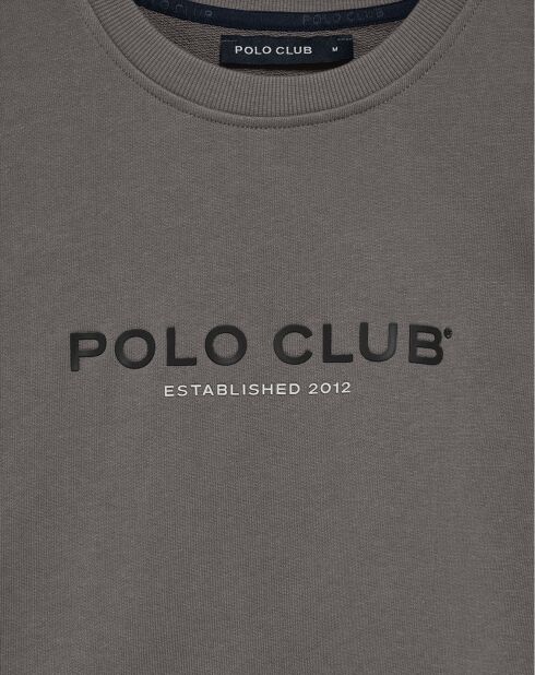 Sweat Est Minimal Title Rubber Ft gris foncé
