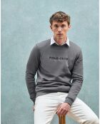 Sweat Est Minimal Title Rubber Ft gris foncé