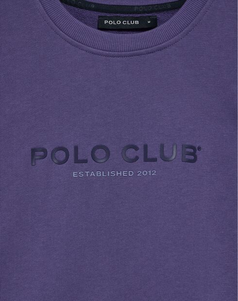 Sweat Est Minimal Title Rubber Ft bleu-violet