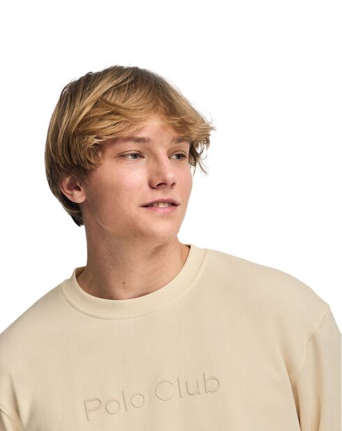Sweat Minimal Combo Rubber Ft  écru